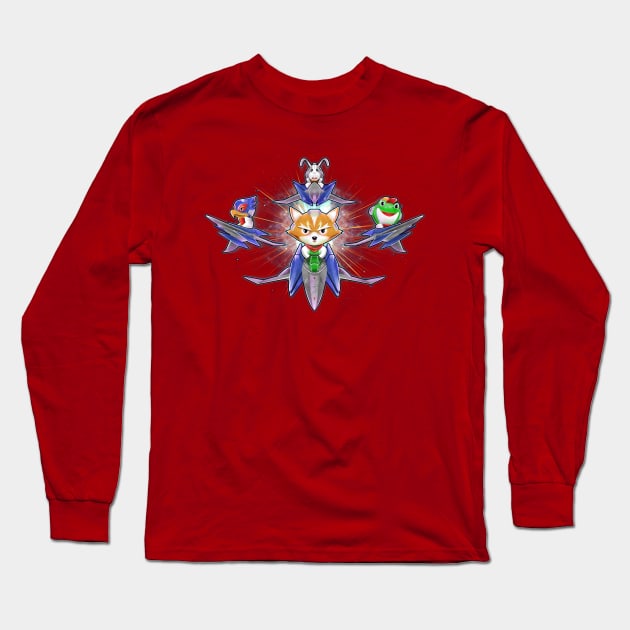 Star Fox Lylat Babies Long Sleeve T-Shirt by barrettbiggers